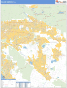 Inland Empire Metro Area Digital Map Basic Style